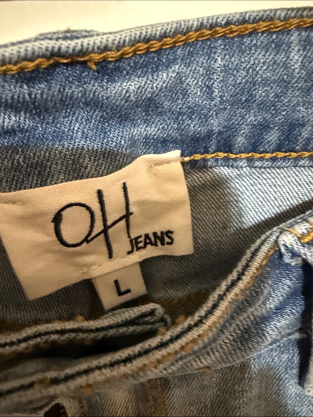 Oli & Hali Light Blue Flare Jeans with Yellow Sunflower Embroidery - Picture 2 of 14